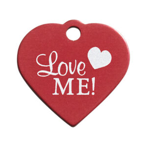 Hundetegn - Stort hjerte med tekst