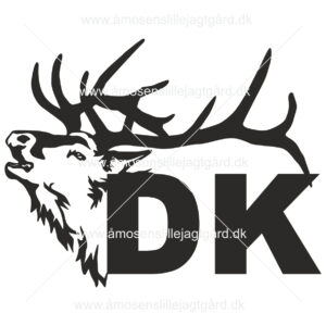 Folie-/Strygemærke - DK Kronhjort
