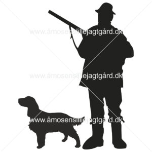 Foliemærke - Jæger med F.T. Cocker