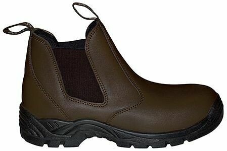 Læder støvle -  Brun