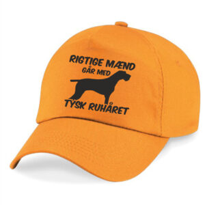 Caps med tryk - Rigtige mænd går med... - Forskellige