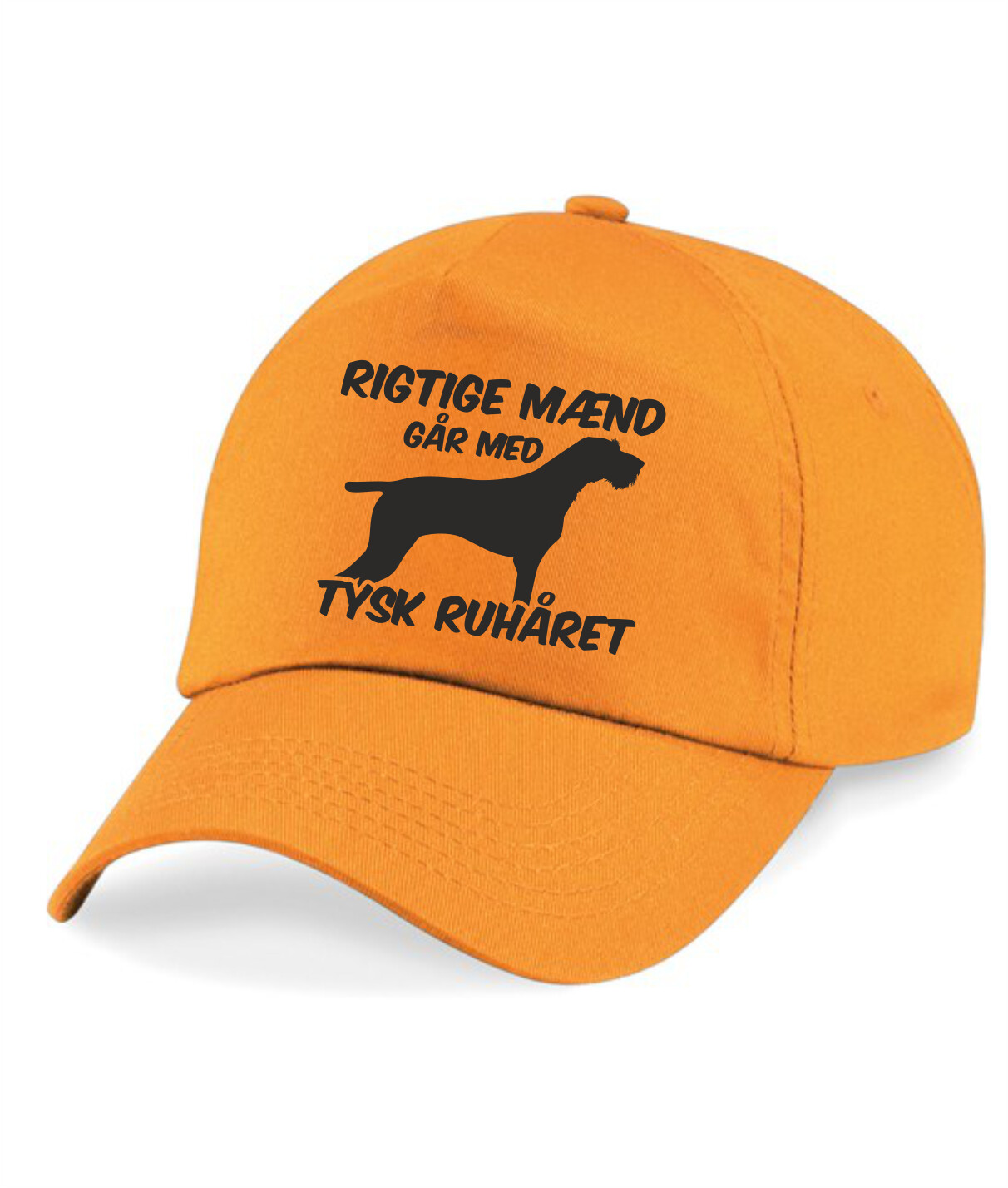 Caps med tryk - Rigtige mænd går med... - Forskellige