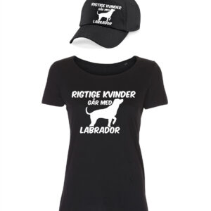 T-shirt og caps med tryk - Rigtige kvinder går med... - Forskellige