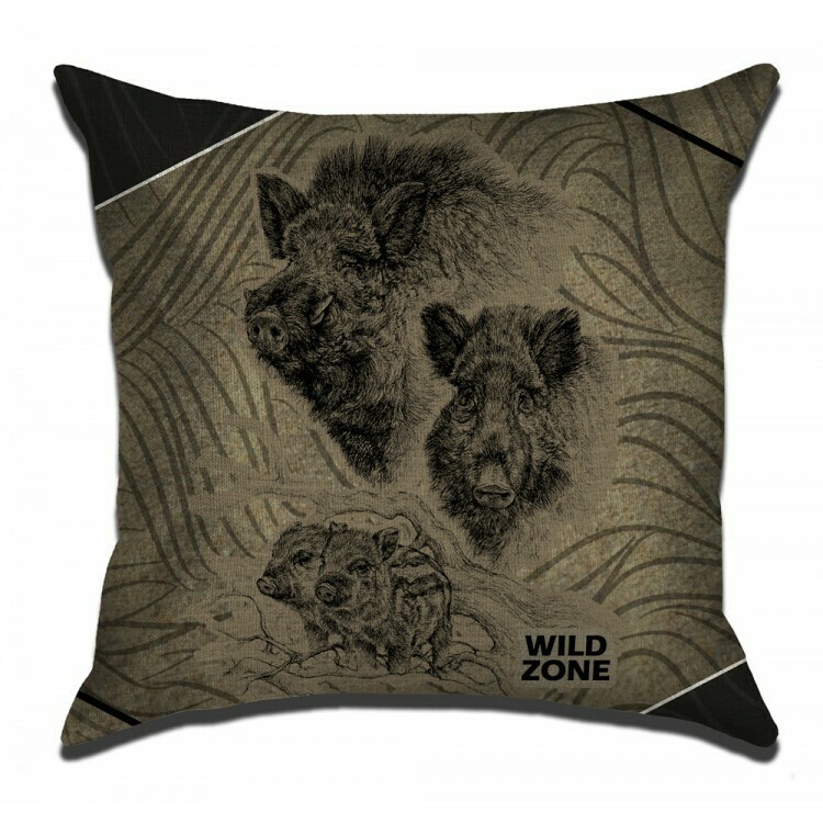 Wild Zone Pyntepude med print af Vildsvin