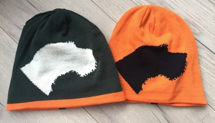 Vendbar strikhue med Tysk Ruhåret