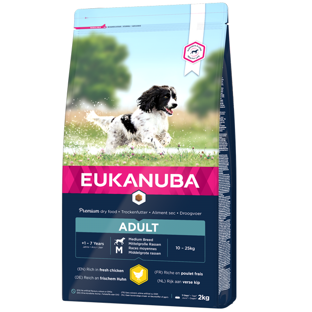 Eukanuba Adult medium breed 3 kg.