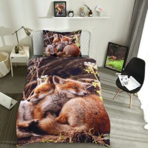 Sengetøj - Ræveunger - Enkeltdyne