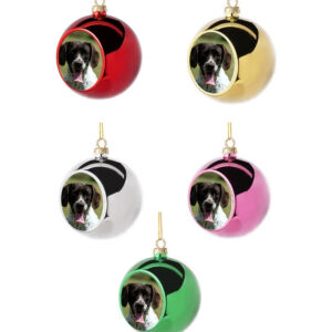 Julekugle med DIT eget billede eller navn