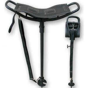 1 benet jagtstol, med teleskopisk foldesæde