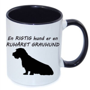 Krus med Ruhåret Gravhund