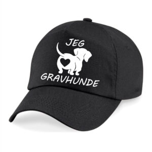 Caps med tryk - Gravhund