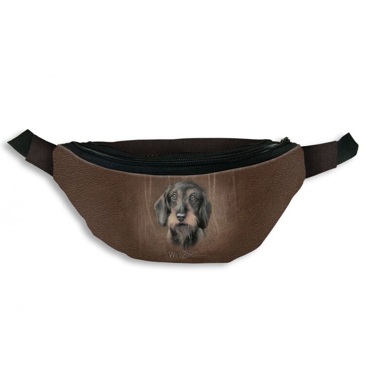 Bæltetaske med ruhåret gravhund