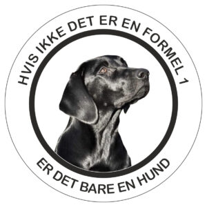 Klistermærke - Formel 1