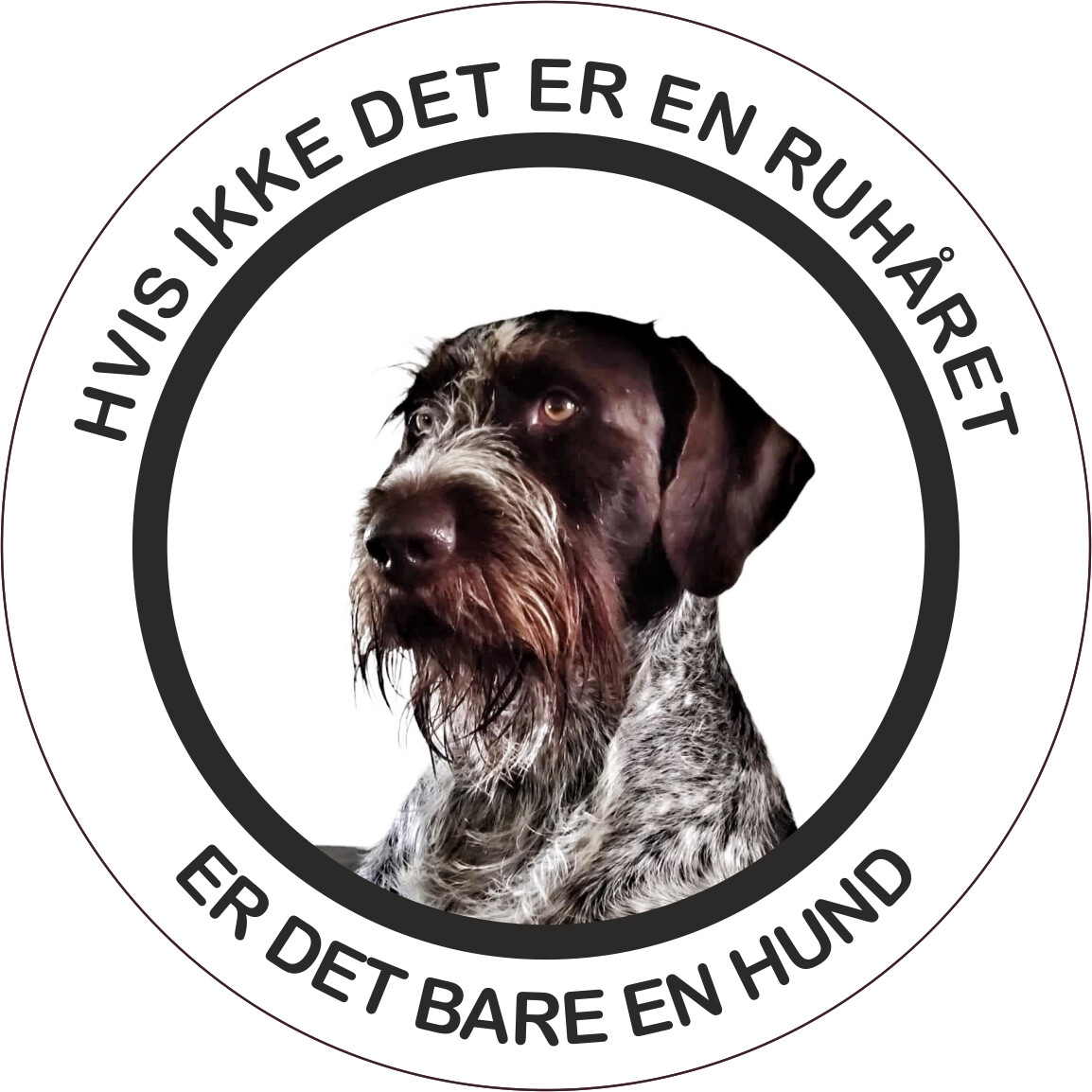 Klistermærke - Ruhåret