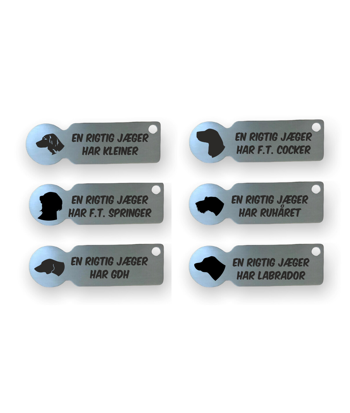 Vognmønt med hunderacer