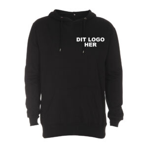 Hætte sweat med dit logo/design med 2 tryk