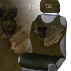 Sædeovertræk med Vildsvin - 2 pak