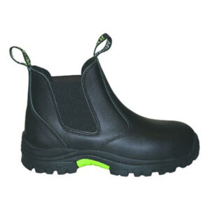 Læder støvle m. sikkerhed