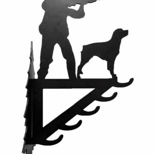 Stor vildtkrog - Jæger med Breton