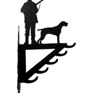 Stor vildtkrog - Jæger med ruhåret hønsehund