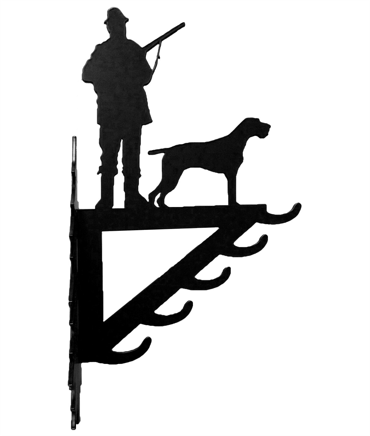 Stor vildtkrog - Jæger med ruhåret hønsehund