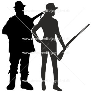Foliemærke - Jægerpar
