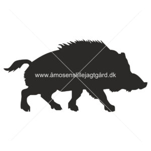 Foliemærke - Vildsvin