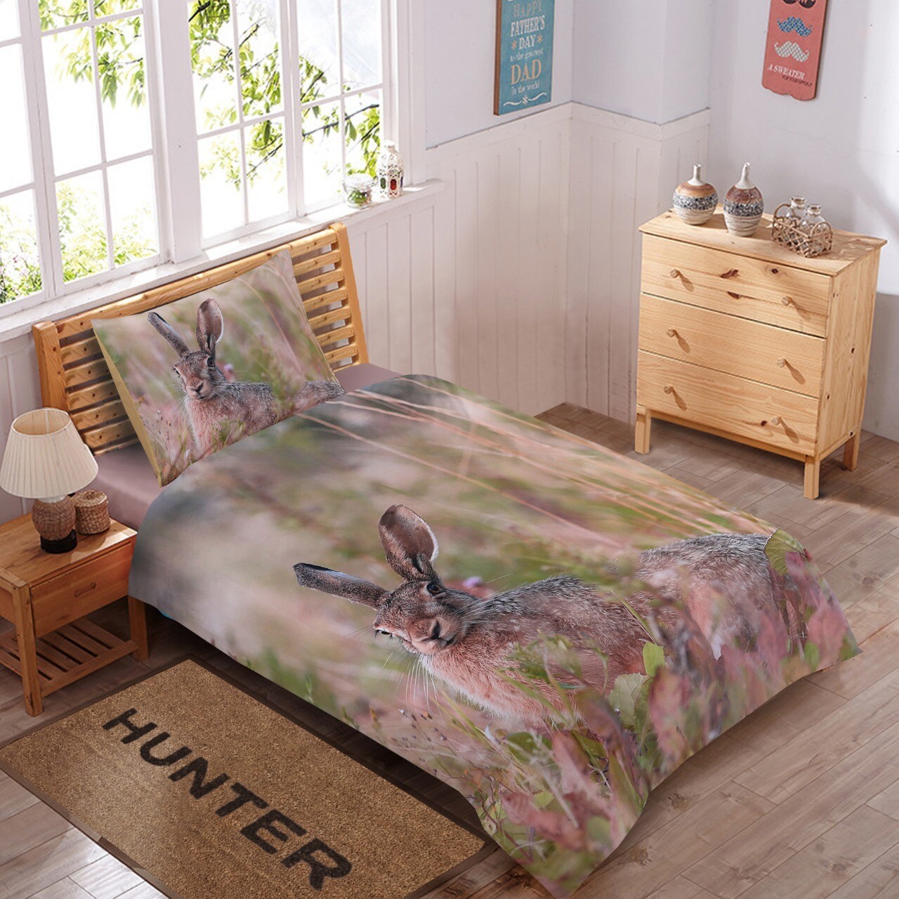 Sengetøj - Hare - Enkeltdyne