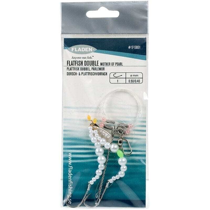 Fladfisk forfang, med perler