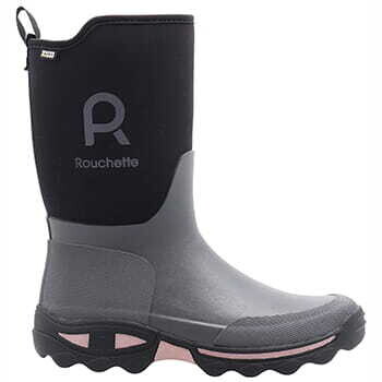 Gummistøvle af Gummi/Neopren - Grå