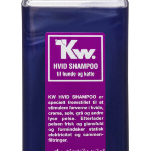 KW Hvid shampoo til hunde og katte