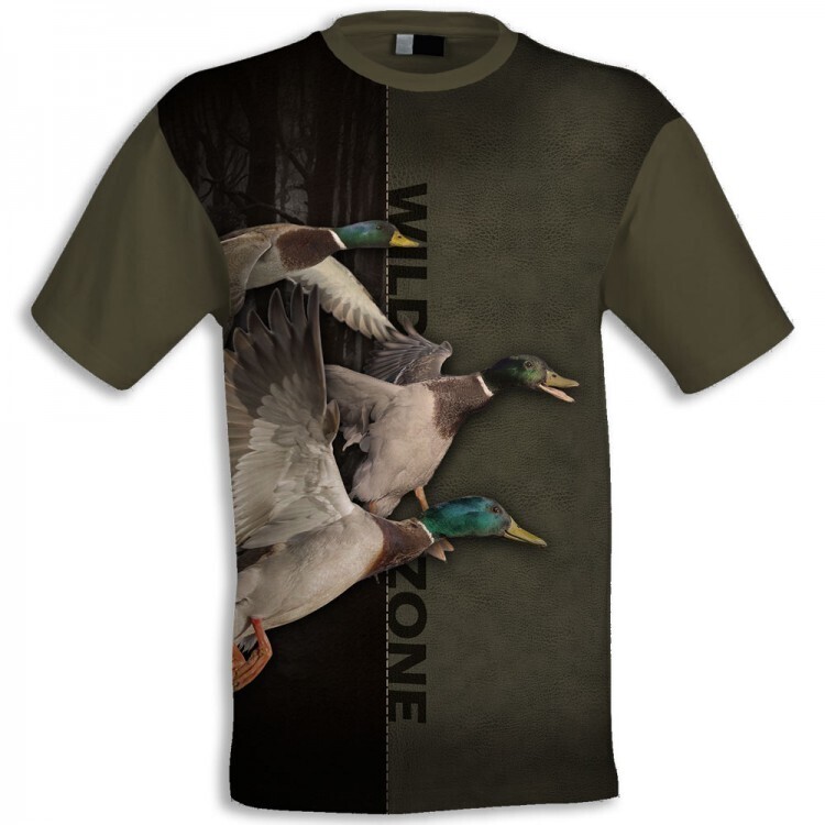 Wild Zone T-shirt med print af Ænder
