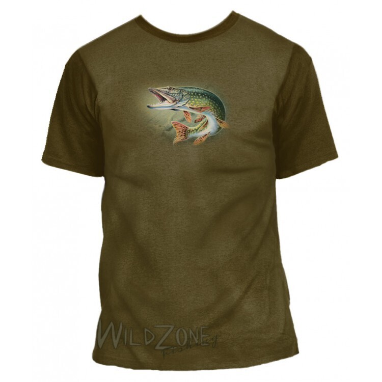 Wild Zone fisk - T-shirt med print af Gedde