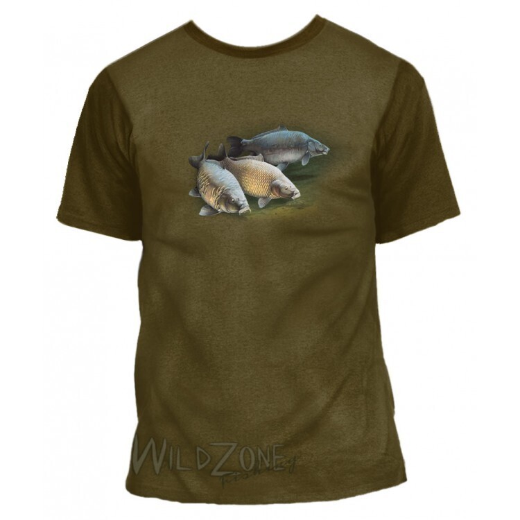 Wild Zone fisk - T-shirt med print af Karpe