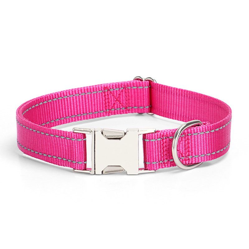 Halsbånd med gravering - Pink