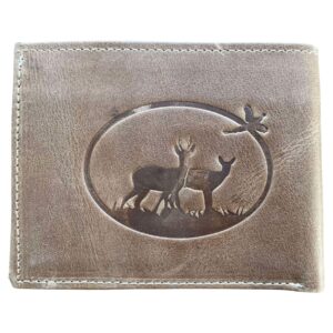 Læder pung med Rådyr