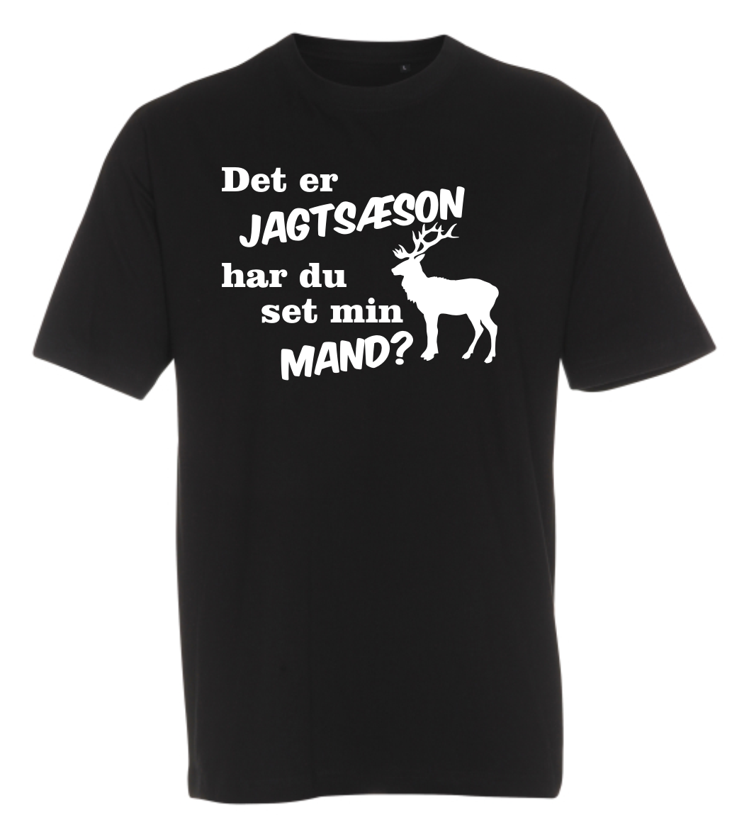 T-shirt med tryk fra XS til str. 4-XL
