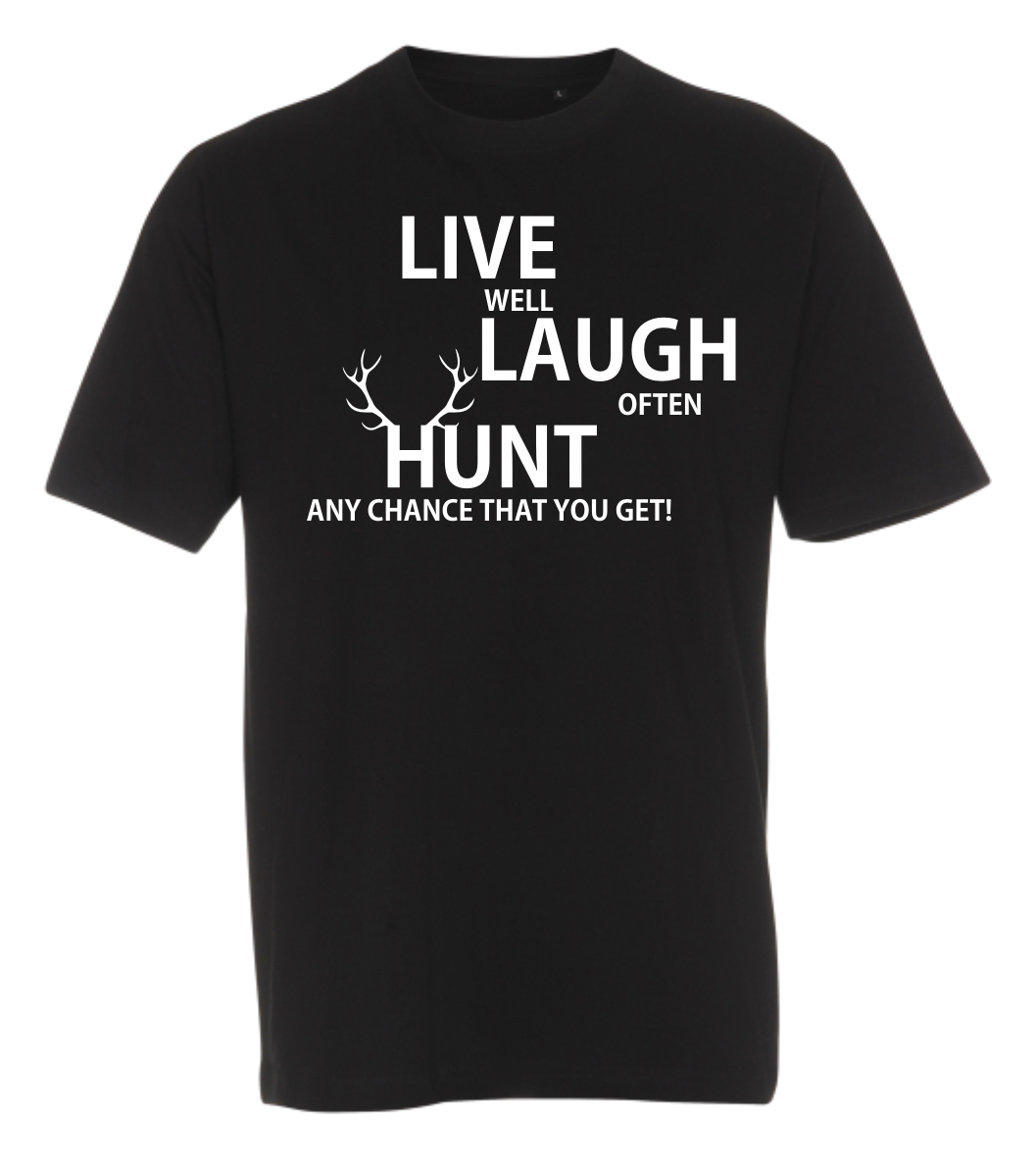 T-shirt med tryk fra XS til str. 4-XL