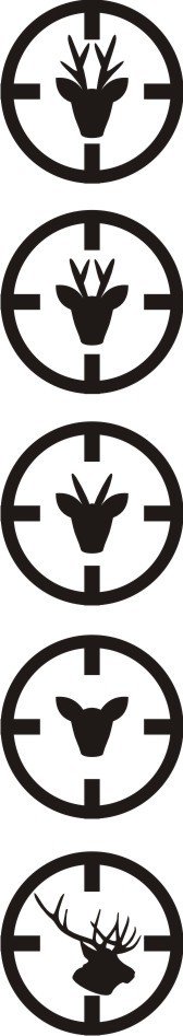 FolieMærke 2,5 * 2,5 CM 5 styk