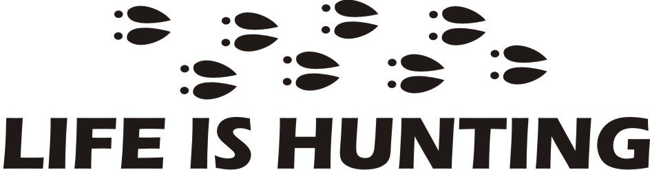 Foliemærke -  Life is hunting