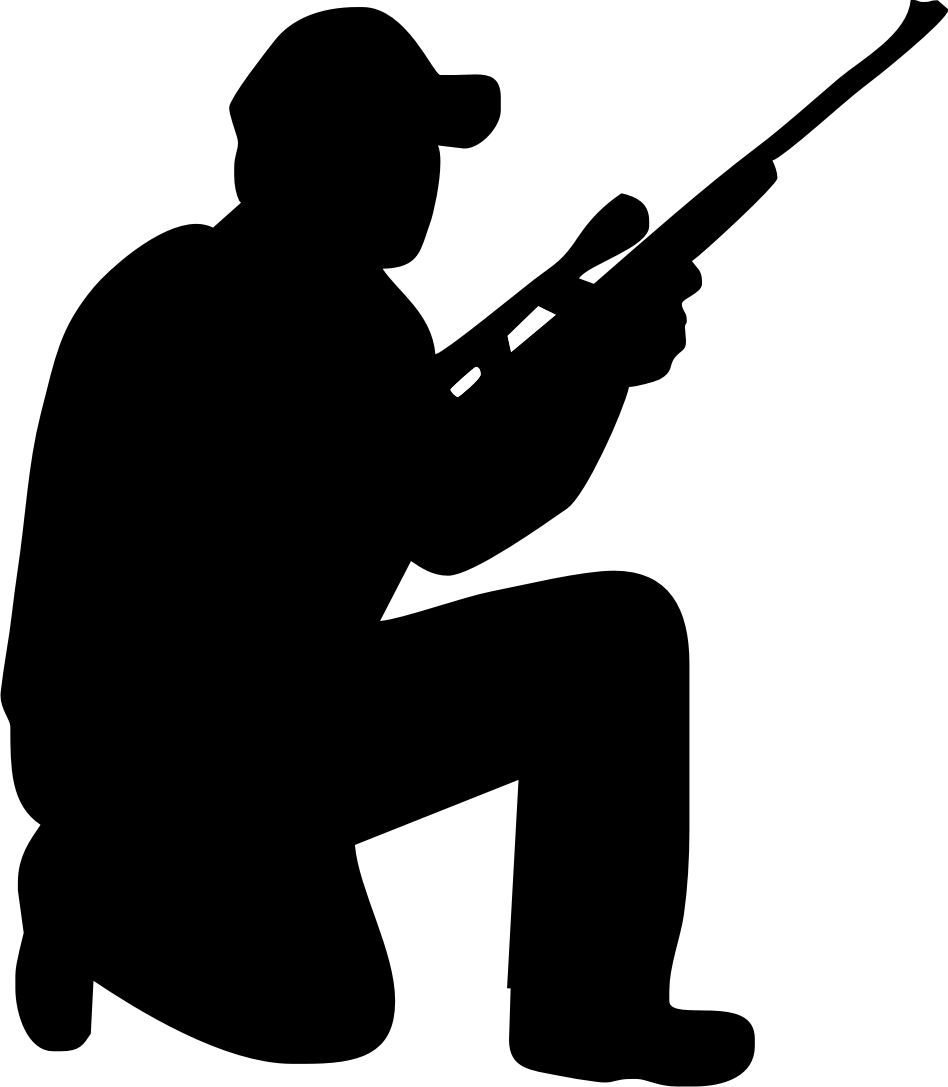 Foliemærke - Siddene riffeljæger