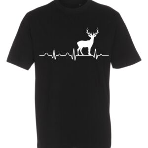 T-shirt med tryk fra XS til str. 4-XL - Jagtdyr
