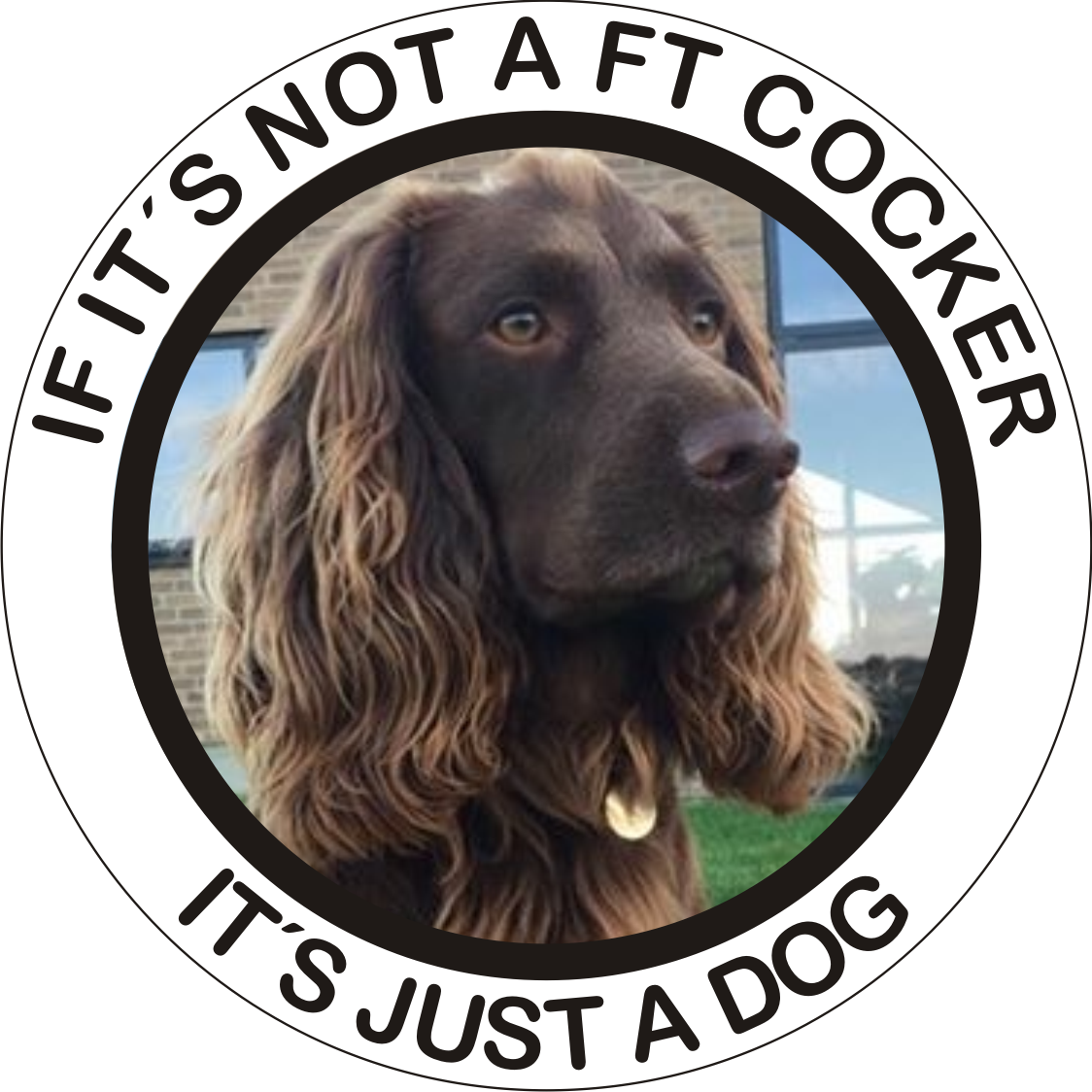 Klistermærke - FT Cocker