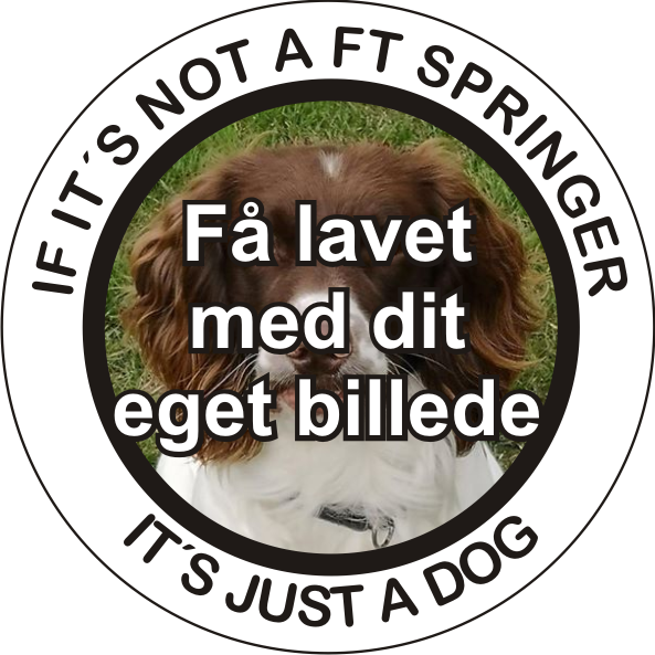 Klistermærke - Med DIT eget billede