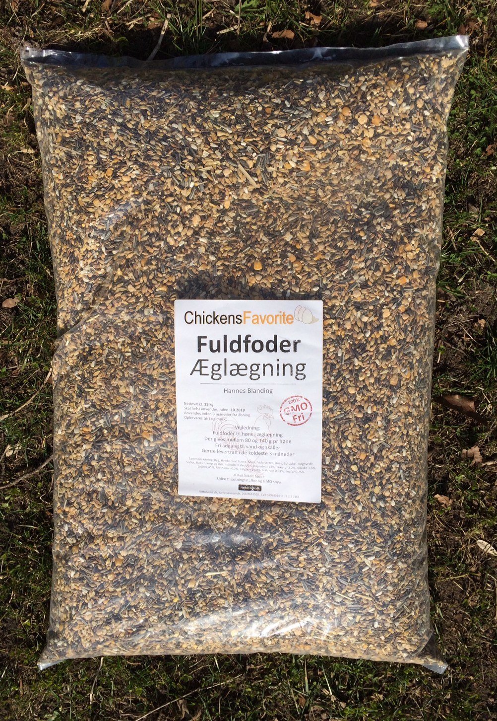 Hannes fuldfoder - æglægning 15 kg.