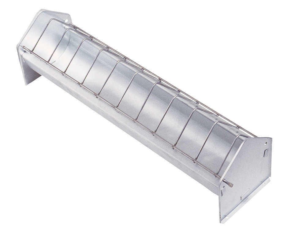 Galvanseret fodertrug - flere størrelser