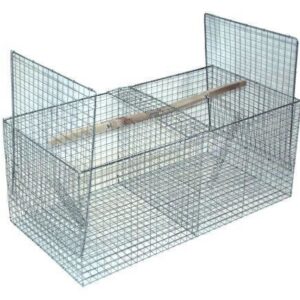 Skade-/kragefælde med 2 rum