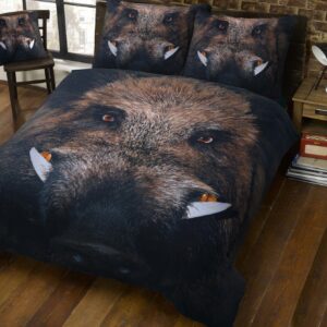 Sengetøj - Vildsvin - Dobbeltdyne