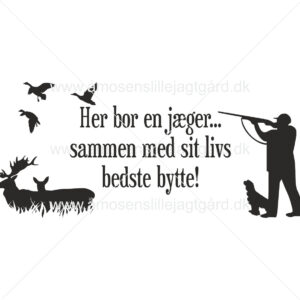 Folie-/Strygemærke - Bedste bytte m. Cocker