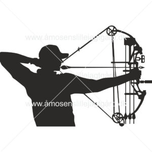 Folie-/Strygemærke - Buejæger